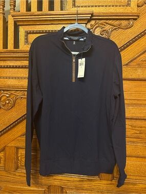 Polo by Ralph Lauren Navy Polo Golf Quarter-Zip Pullover